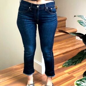 Rag and Bone Indigo Blue Crop Jean size 28